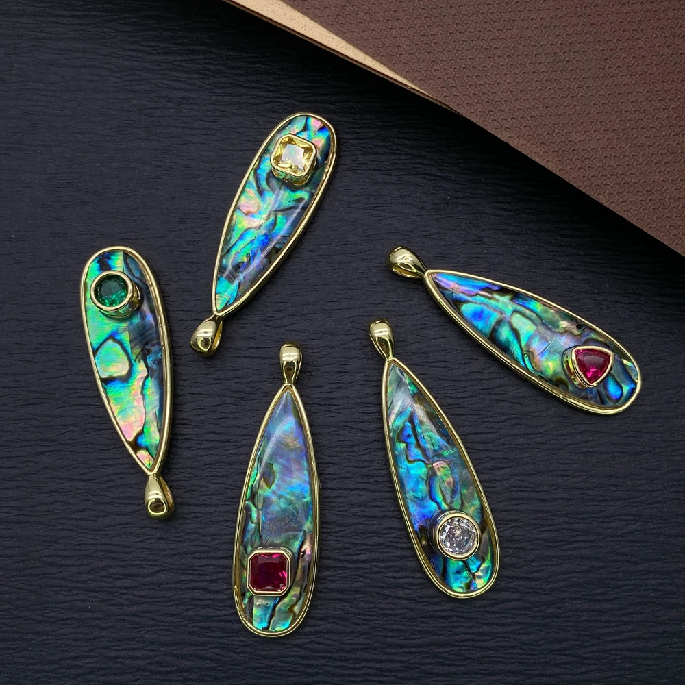 5 Pcs Natural Abalone Shell Multi Color Cz Pendant Teardrop Bezel Set Pendant For Handmade Jewelry
5 Pcs Natural Abalone Shell Multi Color Cz Pendant Teardrop Bezel Set Pendant For Handmade Jewelry