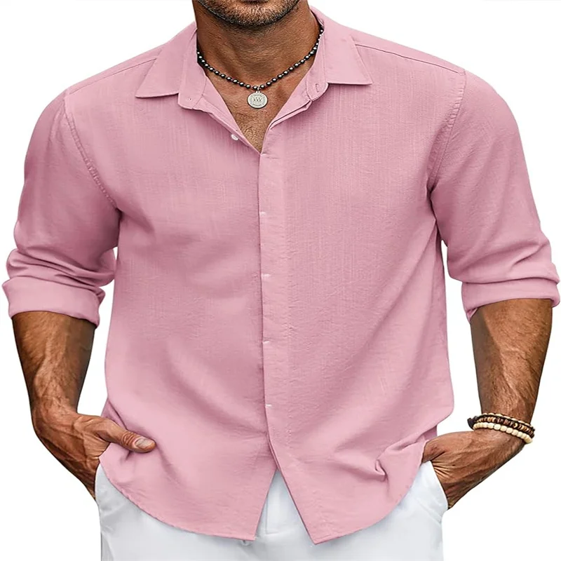 2024 Men's Casual Shirts Long Sleeve Casual Fashion Button Shirts Men's Summer Beach Vacation Travel Wedding Shirts
2024 Men's Casual Shirts Long Sleeve Casual Fashion Button Shirts Men's Summer Beach Vacation Travel Wedding Shirts