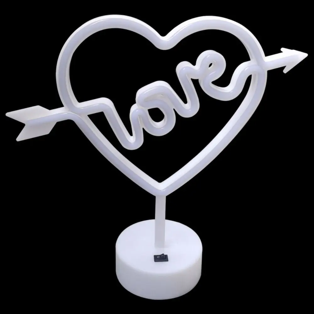 Heart Shaped Neon Light Battery or USB Powered Flicker Free Desktop Ambient Light Creative Pink/Warm White Decorative Lights
Heart Shaped Neon Light Battery or USB Powered Flicker Free Desktop Ambient Light Creative Pink/Warm White Decorative Lights