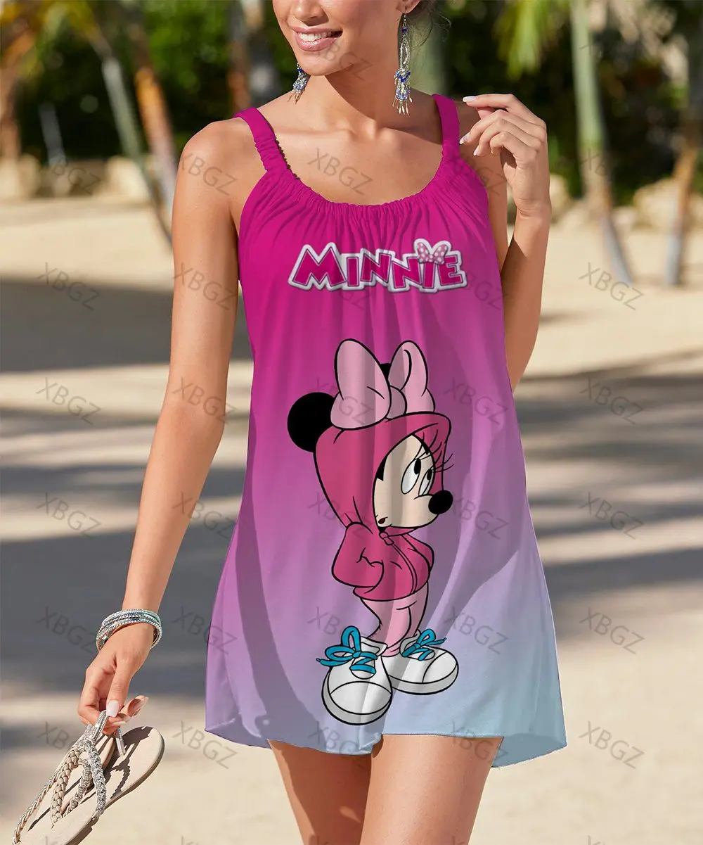 Beach Dress Woman Loose Women's Summer Dress Sleeveless Print Boho Cartoon Sling Dresses for Women 2022 Top Minnie Mouse Sexy
Beach Dress Woman Loose Women's Summer Dress Sleeveless Print Boho Cartoon Sling Dresses for Women 2022 Top Minnie Mouse Sexy