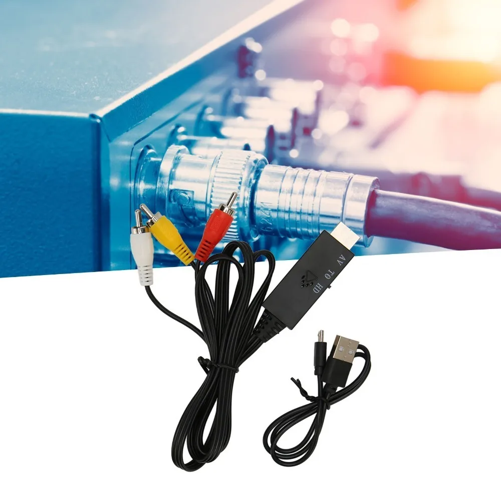 RCA CVBS AV to HD 1080P/720P 60Hz AV to HD Multimedia Interface Cable Plug and Play 3.3ft 3RCA to HD Multimedia Interface
RCA CVBS AV to HD 1080P/720P 60Hz AV to HD Multimedia Interface Cable Plug and Play 3.3ft 3RCA to HD Multimedia Interface