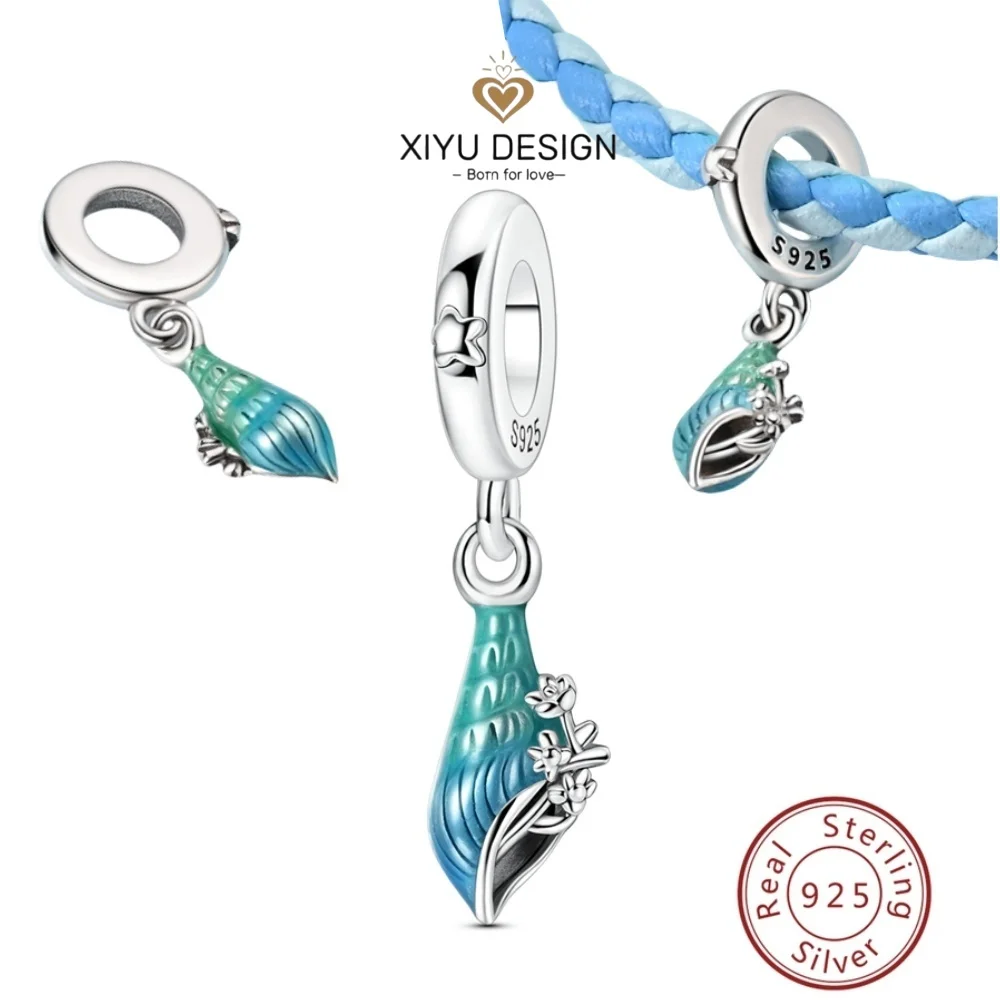 2025 summer new 925 sterling silver ocean conch flower charms beads fit diy Bracelet necklace women party jewlery gift for girl
2025 summer new 925 sterling silver ocean conch flower charms beads fit diy Bracelet necklace women party jewlery gift for girl
