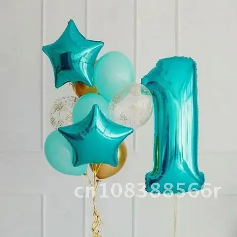 1set 32 inch Tiffany Blue Number Foil Helium Balloons Baby Shower Digit Globos 1st 2nd Birthday Party Decorations Kids Supplies
1set 32 inch Tiffany Blue Number Foil Helium Balloons Baby Shower Digit Globos 1st 2nd Birthday Party Decorations Kids Supplies