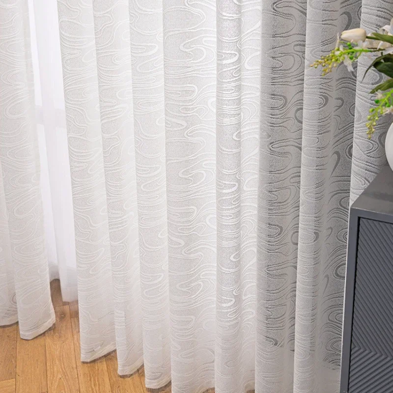 White Sheer Curtain for Living Dining Room Bedroom High Quality Jacquard Window Screen House Decor Safe Tulle Solid Color Yarn
White Sheer Curtain for Living Dining Room Bedroom High Quality Jacquard Window Screen House Decor Safe Tulle Solid Color Yarn