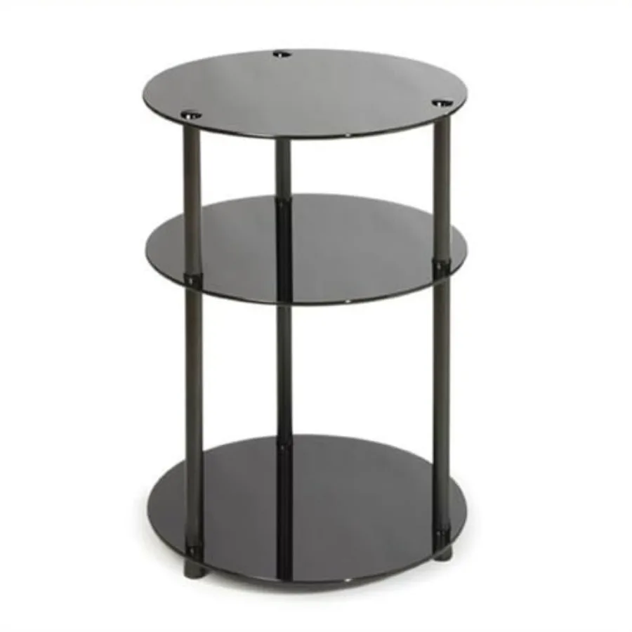 Designs2Go Midnight Classic 3-Tier Round Side Table 15.75 in x 15.75 in x 24.5 in
Designs2Go Midnight Classic 3-Tier Round Side Table 15.75 in x 15.75 in x 24.5 in
