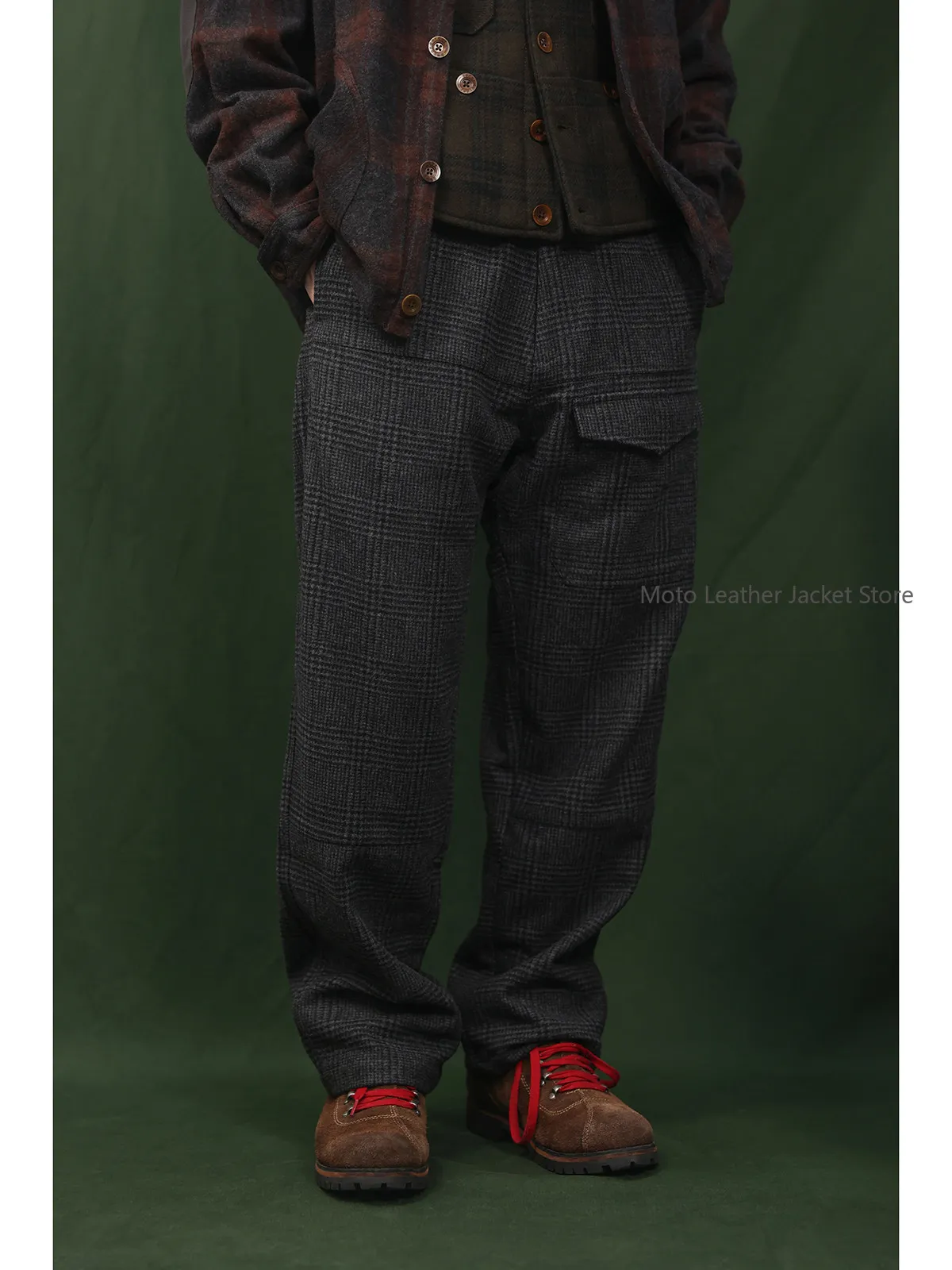 Secondorder FW24 Checked EasyArmy Trousers Vintage Plaid Drawstring Casual Pants
Secondorder FW24 Checked EasyArmy Trousers Vintage Plaid Drawstring Casual Pants