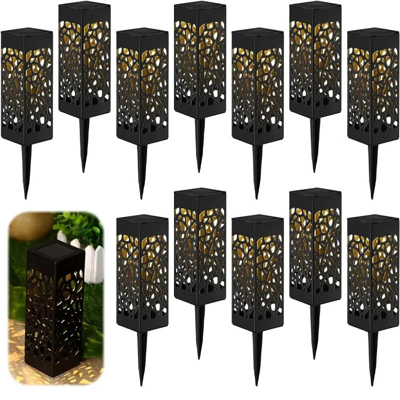 Waterproof Solar Powered Lawn Lights with Decorative Cut-Out Patterns LED Lights for Outdoor Landscape Garden Illumination
Waterproof Solar Powered Lawn Lights with Decorative Cut-Out Patterns LED Lights for Outdoor Landscape Garden Illumination