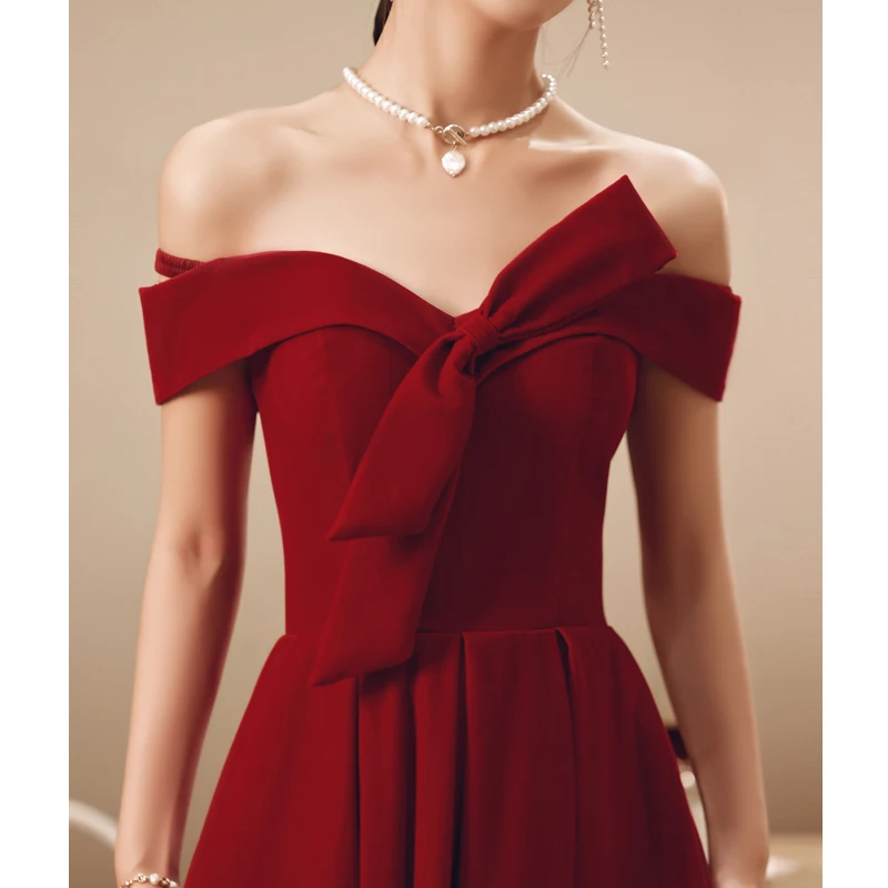 Red One-oulder Bridal Dr Women's Daily Wear ort Size Small Wedding Reception Ceremony Return Home Celebration Par
Red One-oulder Bridal Dr Women's Daily Wear ort Size Small Wedding Reception Ceremony Return Home Celebration Par