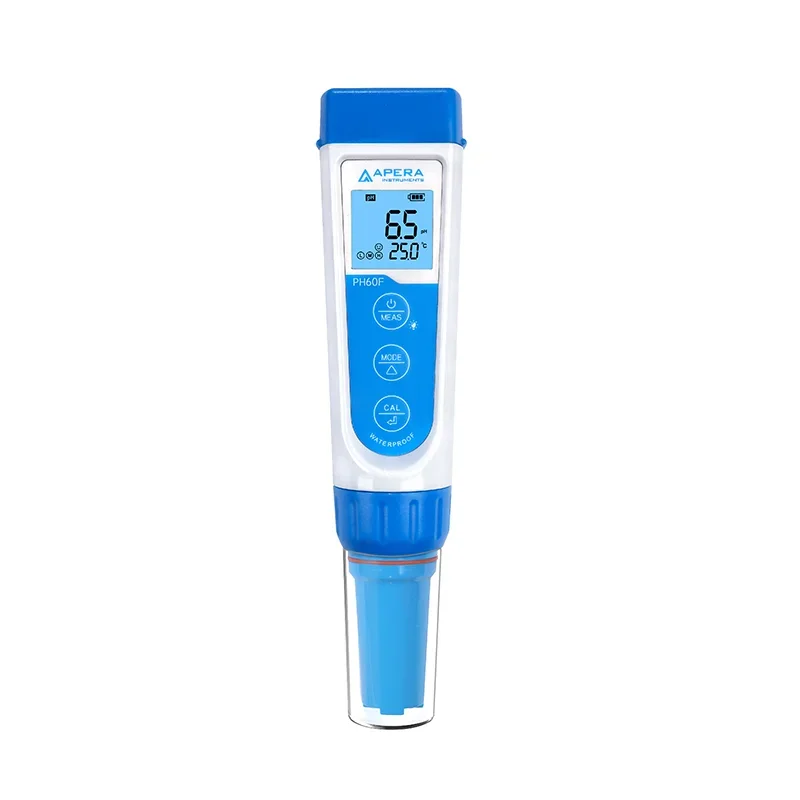 PH60F Pocket pH Meter for Skin, Fabrics, Paper, and other flat surface pH testing
PH60F Pocket pH Meter for Skin, Fabrics, Paper, and other flat surface pH testing