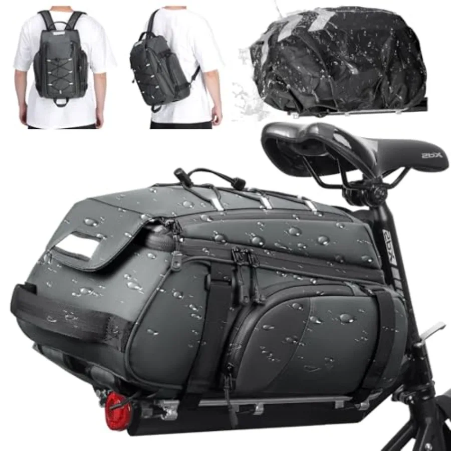 Bike Bags for Bicycle Rear Rack 15L Waterproof Bike Ebike Trunk Pannier Saddle Bag with Rain Cover Bike Accessories Backpack Sh
Bike Bags for Bicycle Rear Rack 15L Waterproof Bike Ebike Trunk Pannier Saddle Bag with Rain Cover Bike Accessories Backpack Sh