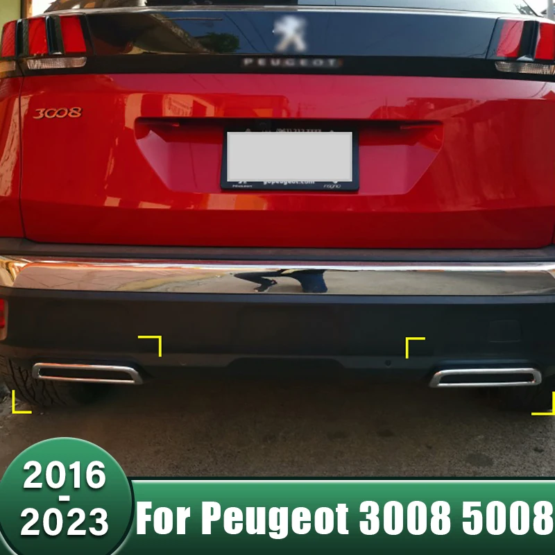 Car Rear Exhaust Muffler Tail End Pipe Decorative Cover For Peugeot 3008 5008 GT Allure 2016 2017 2018 2019 2020 2021 2022 2023
Car Rear Exhaust Muffler Tail End Pipe Decorative Cover For Peugeot 3008 5008 GT Allure 2016 2017 2018 2019 2020 2021 2022 2023