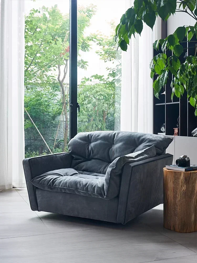 Single sofa Italian minimalist rotatable designer villa living room lounge chair armchair
Single sofa Italian minimalist rotatable designer villa living room lounge chair armchair
