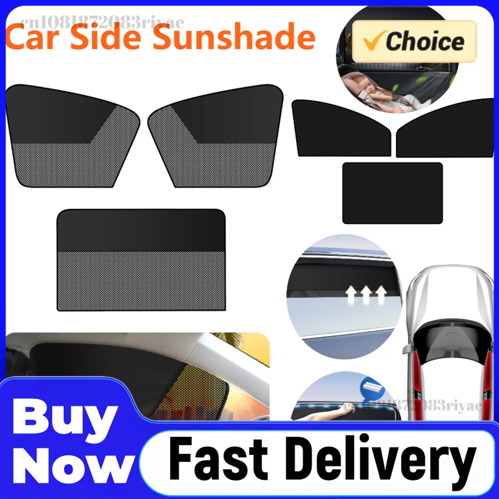Magnetic Side Window Sun Shades Light Blocking Car Net Sun Visor Summer Protective Window Shade for Car Camping Napping Sleeping
Magnetic Side Window Sun Shades Light Blocking Car Net Sun Visor Summer Protective Window Shade for Car Camping Napping Sleeping