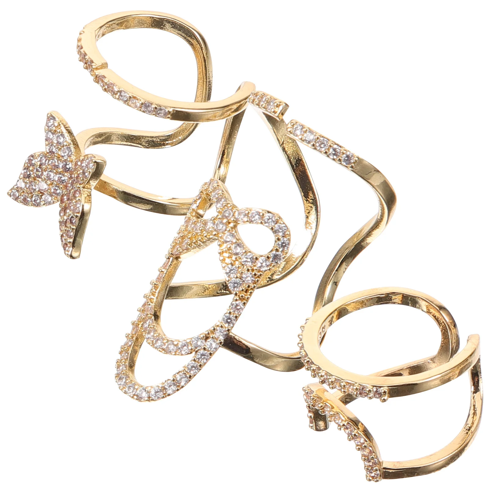 3 Pcs Clothing Wear Manicure Miss The Ring Charms Metal Nail Rings Jewelry Fingertip
3 Pcs Clothing Wear Manicure Miss The Ring Charms Metal Nail Rings Jewelry Fingertip