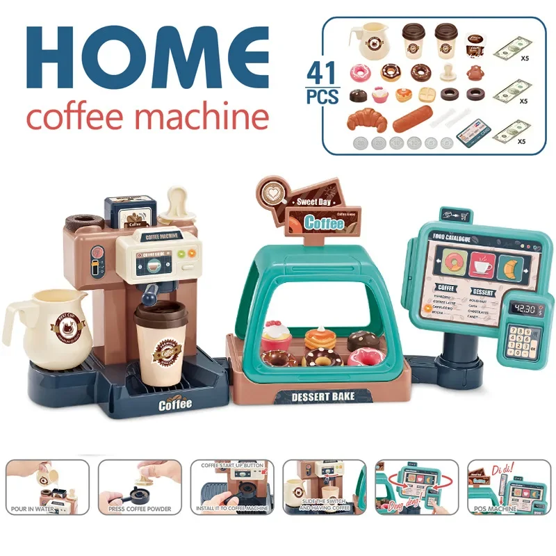Children's Supermarket Checkout Page Coffee Shop Beverage Vendor Vending Machine Playing House Simulation Toy Birthday Gifts
Children's Supermarket Checkout Page Coffee Shop Beverage Vendor Vending Machine Playing House Simulation Toy Birthday Gifts