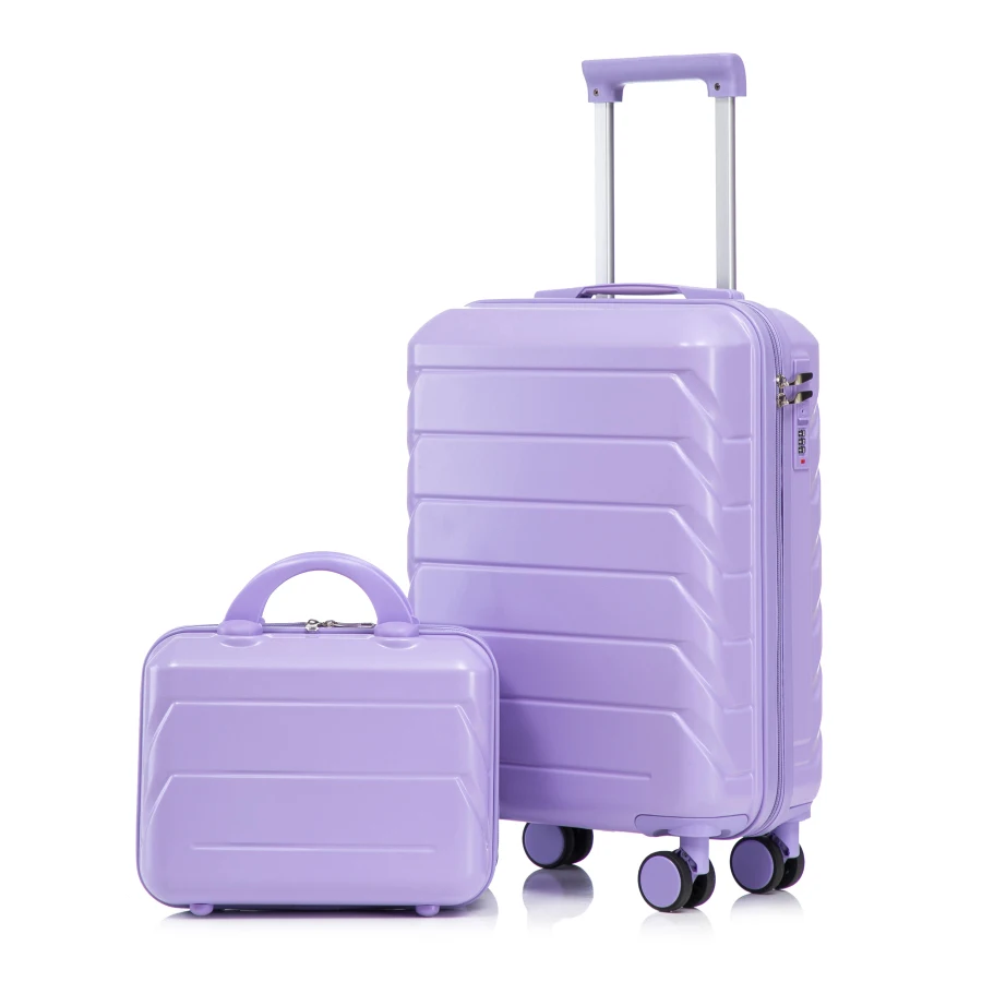 14"/20" 2 pcs/set in ABS Spinner Wheel Luggage with Combination Lock 14" Cosmetic Case Blue+Purple
14"/20" 2 pcs/set in ABS Spinner Wheel Luggage with Combination Lock 14" Cosmetic Case Blue+Purple