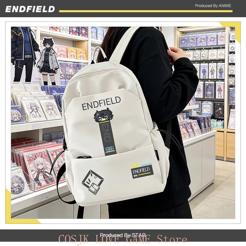 Game Schoolbag Arknights: Endfield Endmin Amiya Exusiai Cosplay Backpack Student Rucksack Men Women Laptop Travel Book Bags
Game Schoolbag Arknights: Endfield Endmin Amiya Exusiai Cosplay Backpack Student Rucksack Men Women Laptop Travel Book Bags