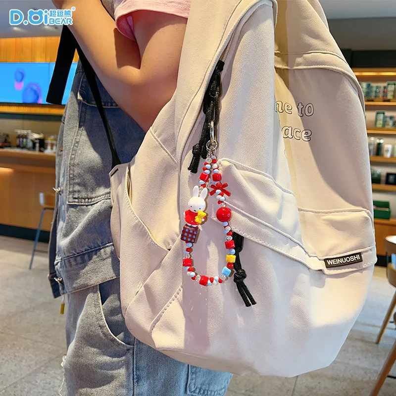 Kawaii Miffy Cute Cartoon Bowknot Key Holder Adorable School Bag Mobile Hanging for Students & Daily Use Lightweight & Durable
Kawaii Miffy Cute Cartoon Bowknot Key Holder Adorable School Bag Mobile Hanging for Students & Daily Use Lightweight & Durable
