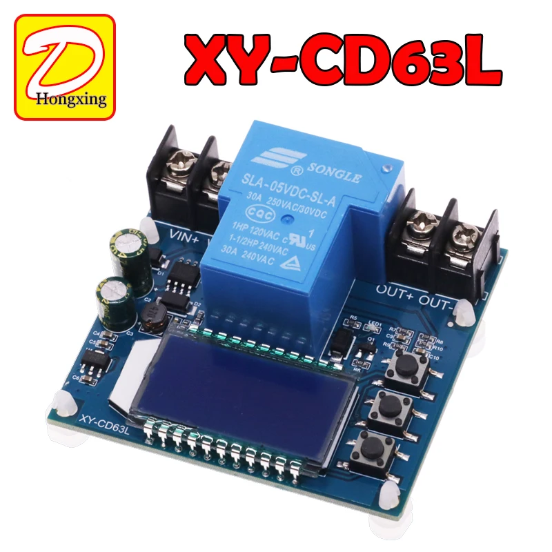 XY-CD63L 30A Модуль управления зарядкой аккумулятора, полное отключение питания, защита от напряжения постоянного тока под напряжением, защита от потери питания 6-60 В
XY-CD63L 30A Модуль управления зарядкой аккумулятора, полное отключение питания, защита от напряжения постоянного тока под напряжением, защита от потери питания 6-60 В