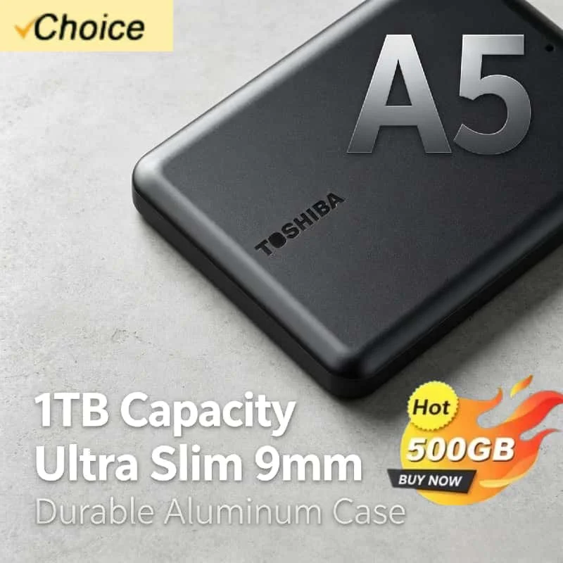 Портативный жесткий диск Toshiba для OEM A5 серии, 2,5 дюйма, черный, USB 3.2 Gen1, 1 ТБ, высокоскоростной, для Apple Mac, оригинальный, премиум-класса
Портативный жесткий диск Toshiba для OEM A5 серии, 2,5 дюйма, черный, USB 3.2 Gen1, 1 ТБ, высокоскоростной, для Apple Mac, оригинальный, премиум-класса