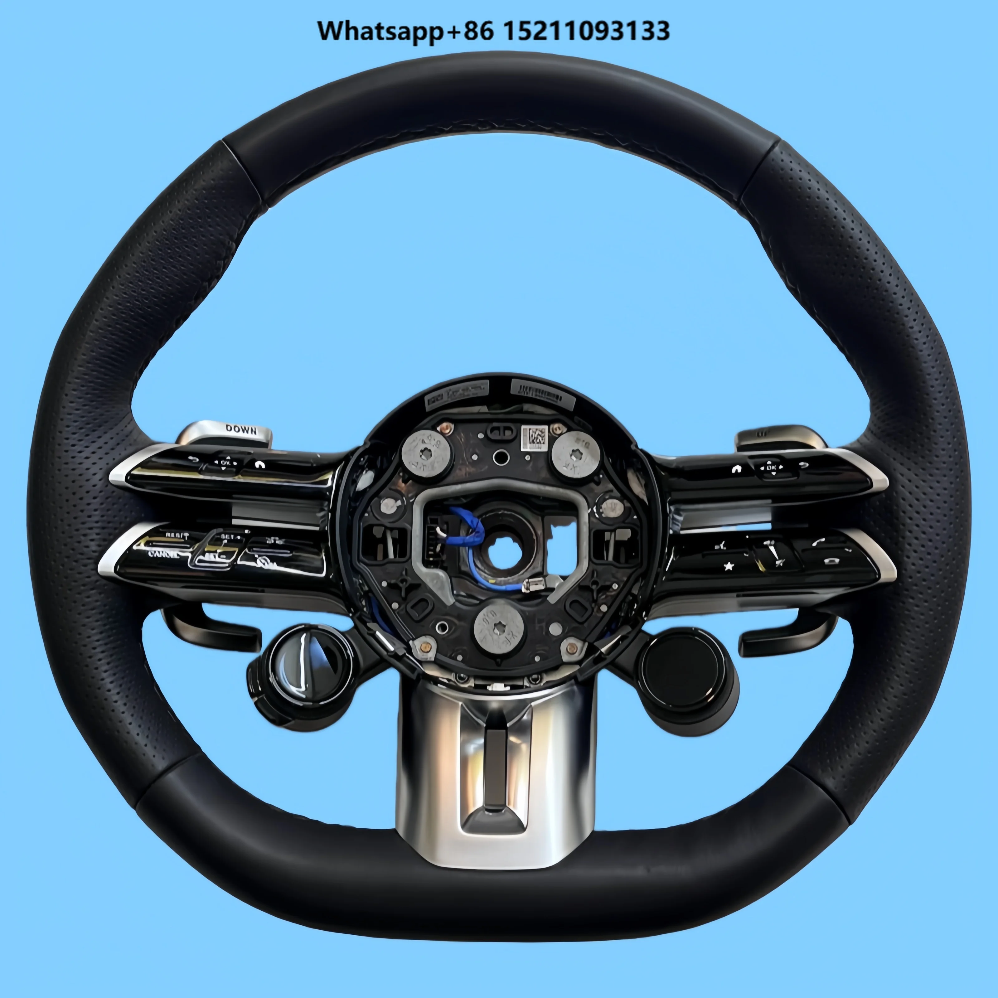 Car Steering Wheel Carbon Fiber for W205 W213 W253 C200 E300 GLC300 Leather Factory Wholesale Price
Car Steering Wheel Carbon Fiber for W205 W213 W253 C200 E300 GLC300 Leather Factory Wholesale Price