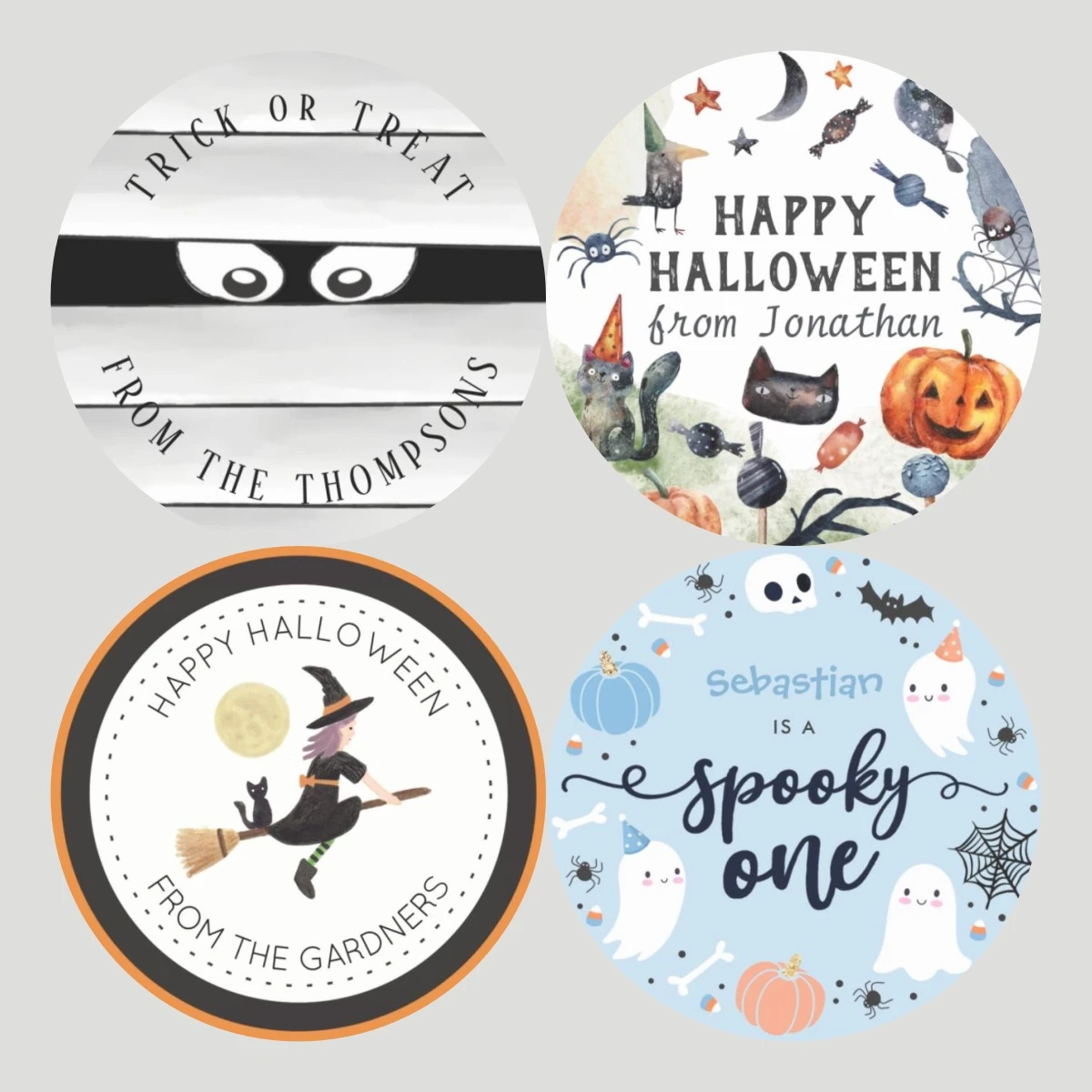 Custom Halloween Spooky Creepy Mummy Trick or Treat Classic Round Sticker Spellbound Halloween Classic Round Sticker Lovely
Custom Halloween Spooky Creepy Mummy Trick or Treat Classic Round Sticker Spellbound Halloween Classic Round Sticker Lovely