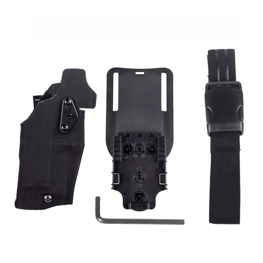 ALS Quick Detach Holster Glock G17 G19 X300 Light Waist Thigh Cover Outdoor CS Shooting Movie Cosplay Tactical Gear Accessory
ALS Quick Detach Holster Glock G17 G19 X300 Light Waist Thigh Cover Outdoor CS Shooting Movie Cosplay Tactical Gear Accessory