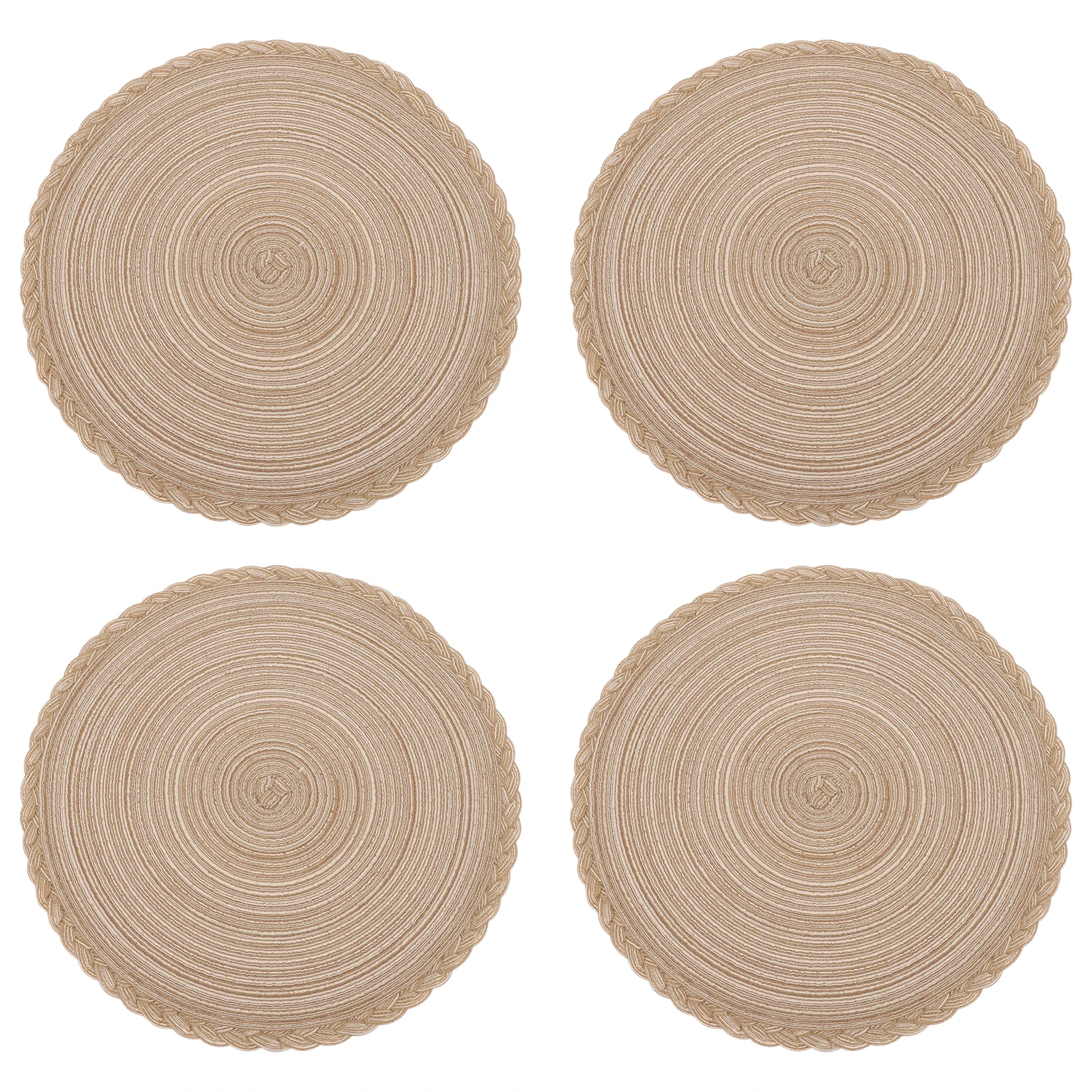 4pcs Placemat Woven Tableware Woven Cup Coasters Heat Insulation Protective Tableware Mat Home Decoration Dining Pad
4pcs Placemat Woven Tableware Woven Cup Coasters Heat Insulation Protective Tableware Mat Home Decoration Dining Pad