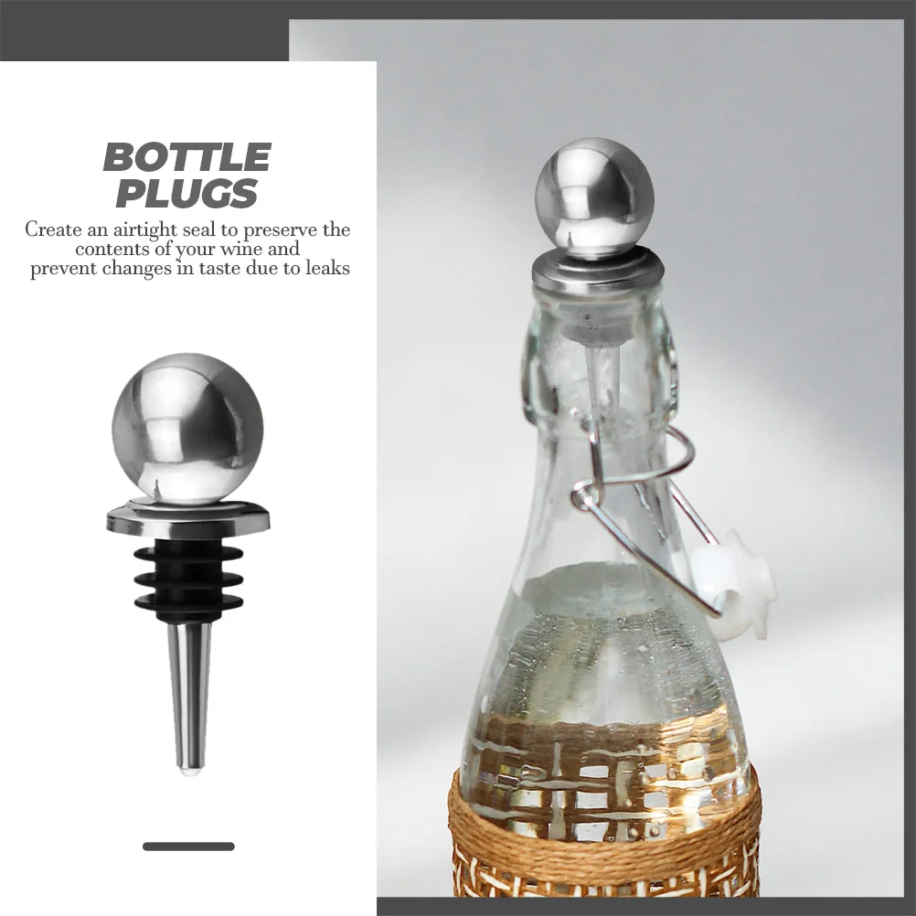 3pcs Stainless Steel Bottle Stoppers Airtight Seal Vacuum Plugs for Glass Oil Bottles Metal Corks 1 7 Inch
3pcs Stainless Steel Bottle Stoppers Airtight Seal Vacuum Plugs for Glass Oil Bottles Metal Corks 1 7 Inch