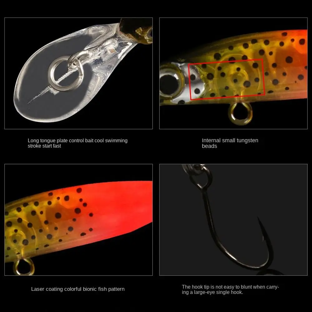 2024 1.8g 40mm Slowly Sinking Fishing Lure 3D Eyes Wobbler Bass Minnow Lure VIB Minnow Fishing Bait Fishing Tackle
2024 1.8g 40mm Slowly Sinking Fishing Lure 3D Eyes Wobbler Bass Minnow Lure VIB Minnow Fishing Bait Fishing Tackle