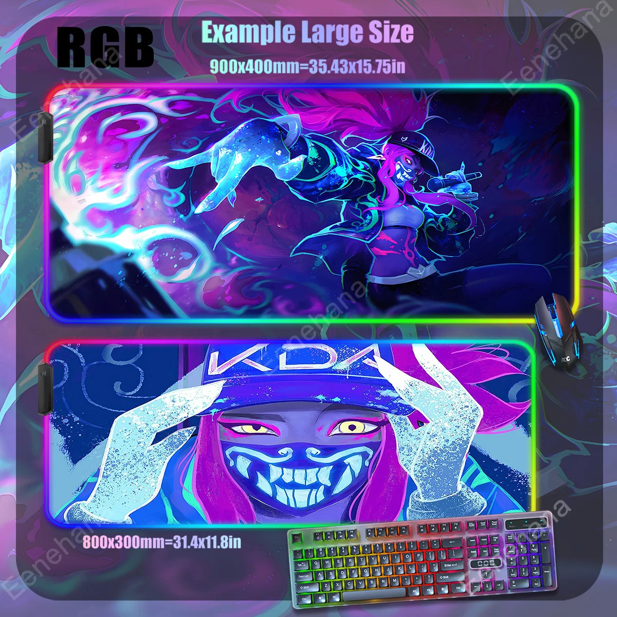 RGB Sexy Girl Gamer XXL LED Backlight Game Accessories Gaming Decoration LOL KDA Fast Shipping Rubber Table Mat Carpet Mouse pad
RGB Sexy Girl Gamer XXL LED Backlight Game Accessories Gaming Decoration LOL KDA Fast Shipping Rubber Table Mat Carpet Mouse pad