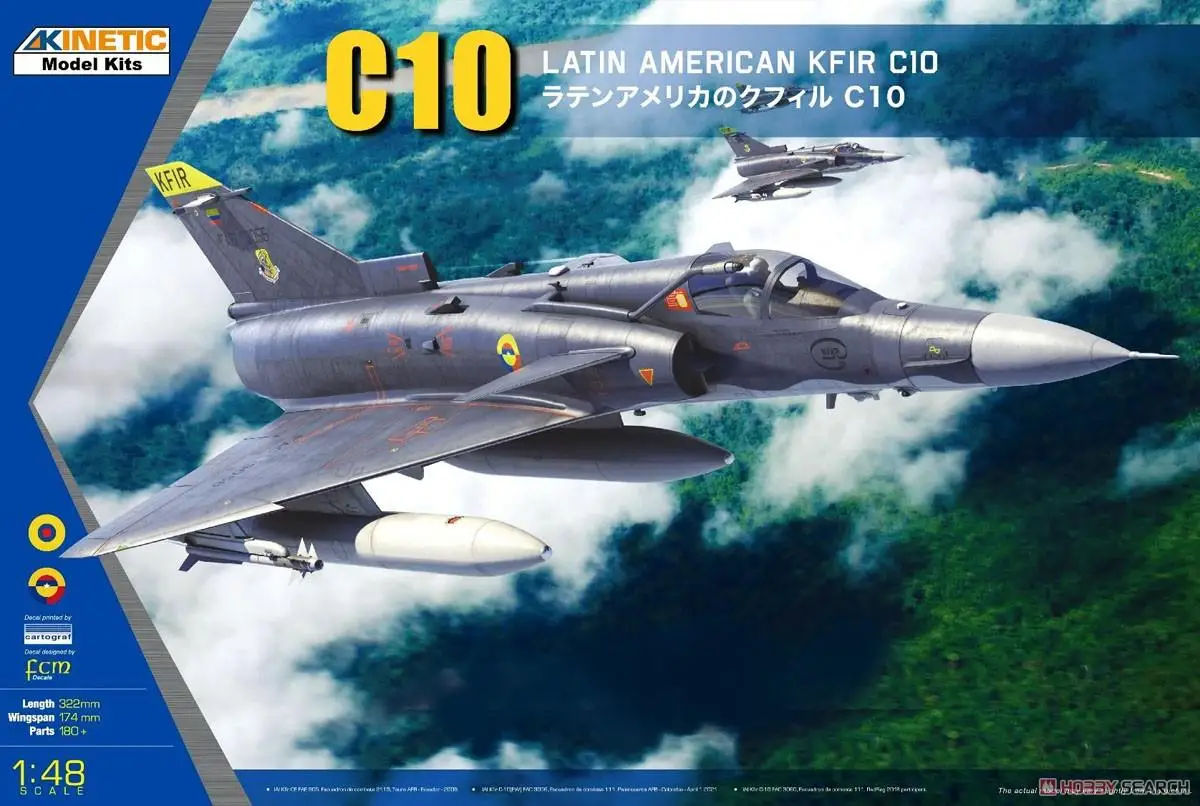 KINETIC K48048 Комплект пластиковой модели Kfire C10 в масштабе 1/48 в латиноамериканском стиле
KINETIC K48048 Комплект пластиковой модели Kfire C10 в масштабе 1/48 в латиноамериканском стиле