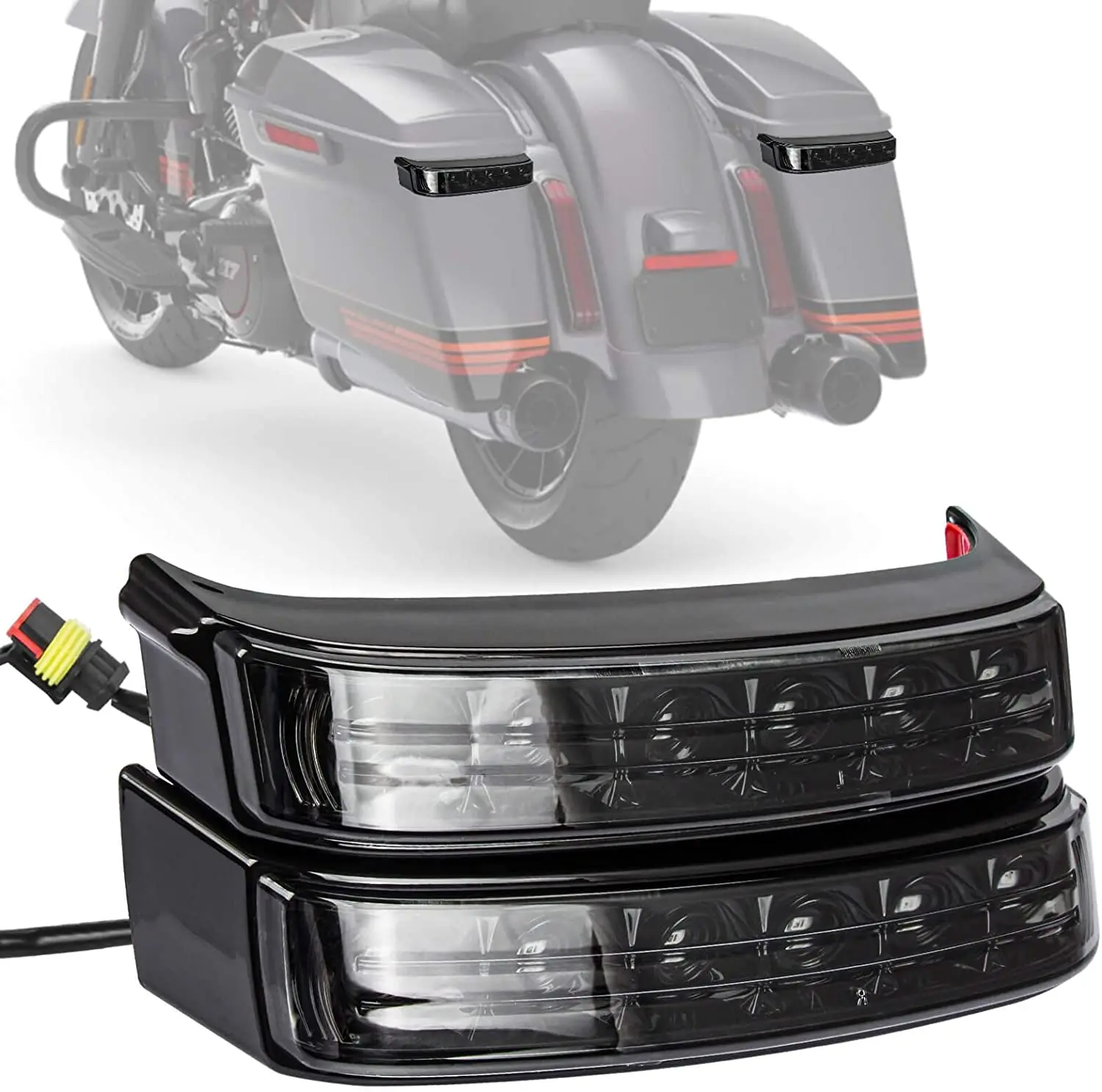 Motorcycle Saddlebag Luggage Tail Turn Signal Light Run Brake Flowing Lamp For Touring RoadKing FLHR 2014-20 Road King FLHRXS
Motorcycle Saddlebag Luggage Tail Turn Signal Light Run Brake Flowing Lamp For Touring RoadKing FLHR 2014-20 Road King FLHRXS