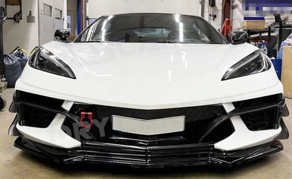Carbon Fiber Car Front Bumper Fins For Chevrolet Corvette C8 2020-2021 Front Air Vent Trim Canards FRP Body Kits Accessories
Carbon Fiber Car Front Bumper Fins For Chevrolet Corvette C8 2020-2021 Front Air Vent Trim Canards FRP Body Kits Accessories