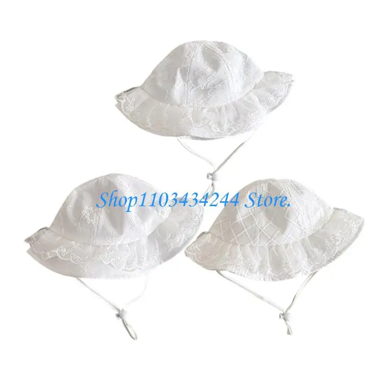 G2TC Adjustable Breathable Lace Bonnet for Infants 6-24 Months Soft Baby Bucket Caps
G2TC Adjustable Breathable Lace Bonnet for Infants 6-24 Months Soft Baby Bucket Caps