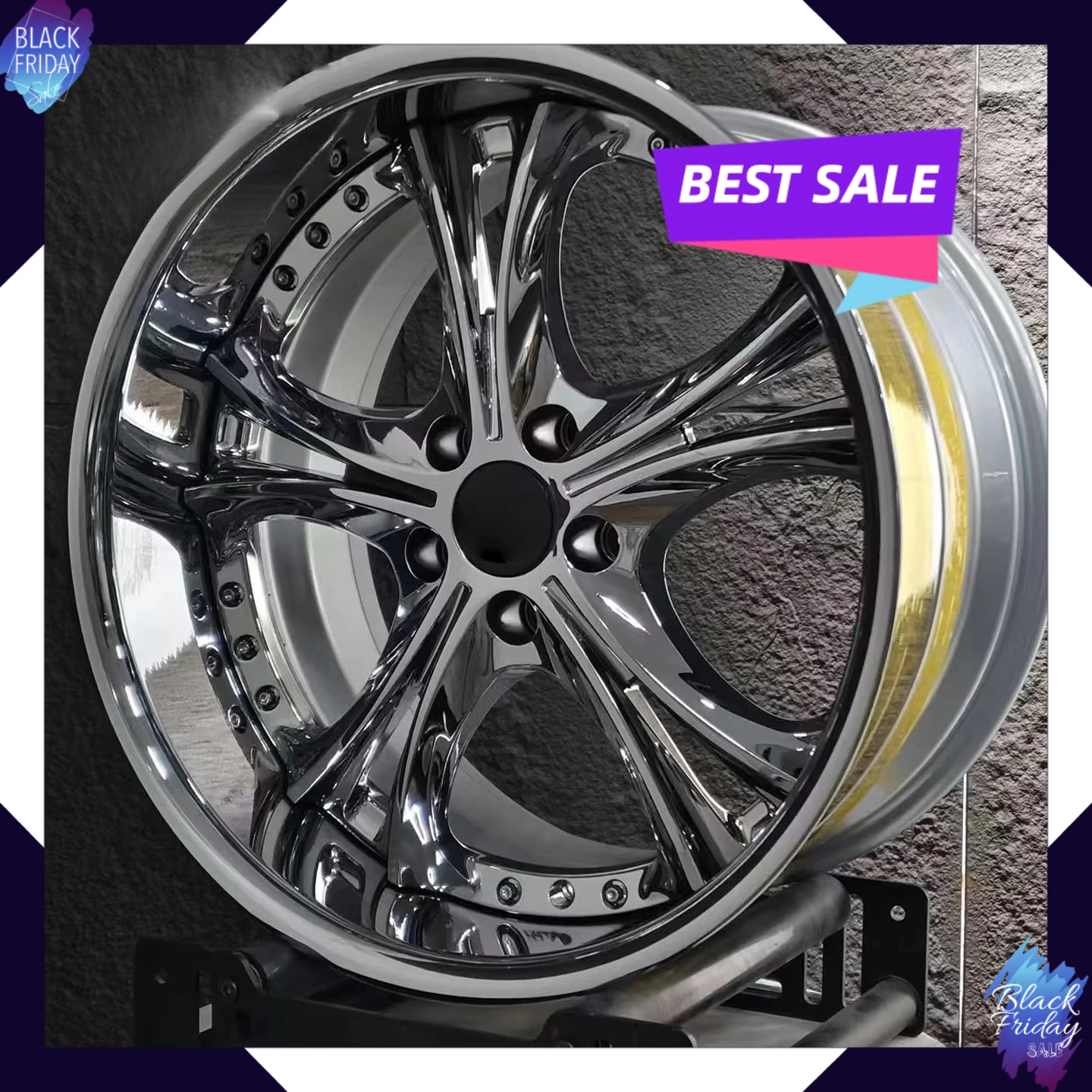 Hot-selling Custom Chrome 3 Piece Wheels 19 20 Inch Forged Rims 5x120 5x114.3 Wheels for Lexus LS430 Nissan 350Z BMW M3 E92
Hot-selling Custom Chrome 3 Piece Wheels 19 20 Inch Forged Rims 5x120 5x114.3 Wheels for Lexus LS430 Nissan 350Z BMW M3 E92
