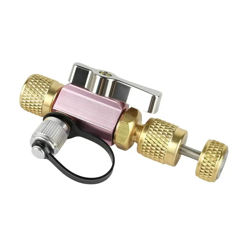 Vacuum-Rated Valve Core Removal Tool 5/16" Female Flare X 1/4" Male Flare Compatible With R410A
Vacuum-Rated Valve Core Removal Tool 5/16" Female Flare X 1/4" Male Flare Compatible With R410A