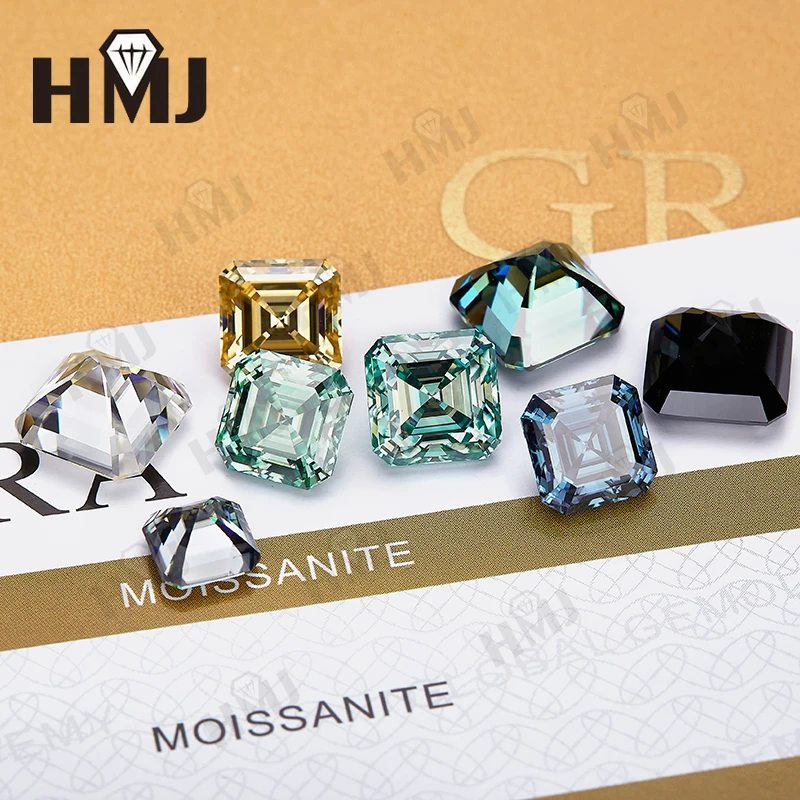 Loose Moissanite Diamond Wholesale Price Multicolor Asscher Shape Lab Grown for Gemstone Charm Making Engagement GRA Certificate
Loose Moissanite Diamond Wholesale Price Multicolor Asscher Shape Lab Grown for Gemstone Charm Making Engagement GRA Certificate