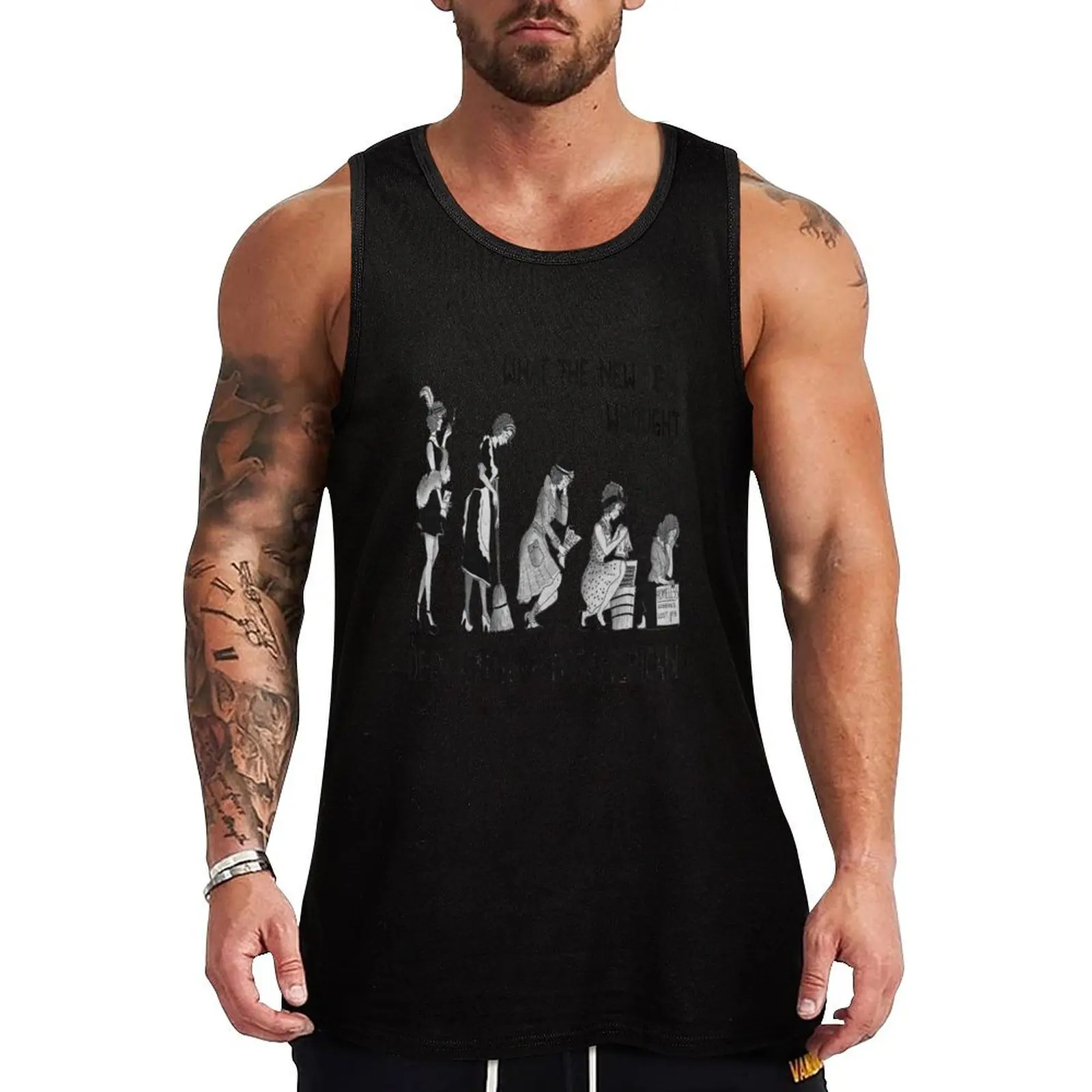 What the New Deal Wrought Tank Top Fitness men clothing gym training accessories quick-drying t-shirt Men's clothing brands
What the New Deal Wrought Tank Top Fitness men clothing gym training accessories quick-drying t-shirt Men's clothing brands