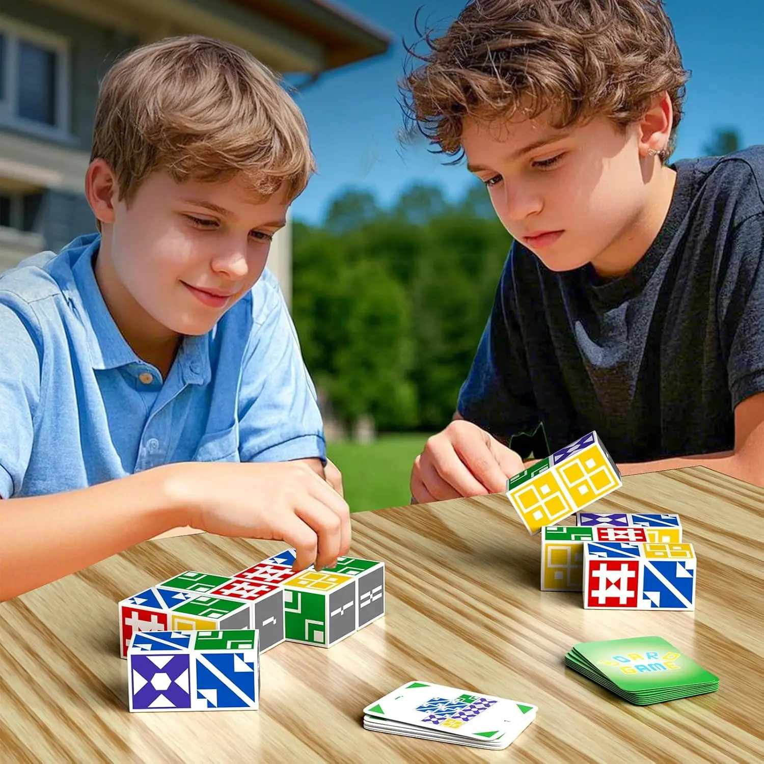 Matching Puzzle Game for Kids & Adults, Family Board Game, 100 Challenges, Ages 6+
Matching Puzzle Game for Kids & Adults, Family Board Game, 100 Challenges, Ages 6+