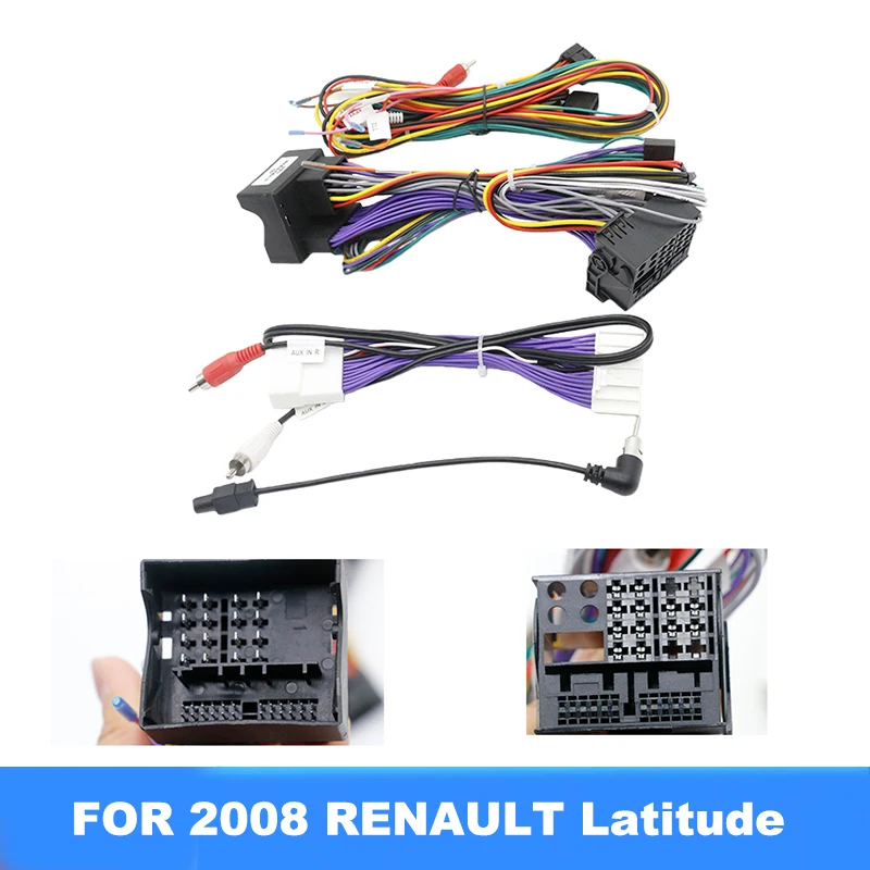 Для Renault Latitude 2008, жгут проводов автомобильного радио, декодер Canbus, кабель-адаптер Plug and Play для плеера Android
Для Renault Latitude 2008, жгут проводов автомобильного радио, декодер Canbus, кабель-адаптер Plug and Play для плеера Android