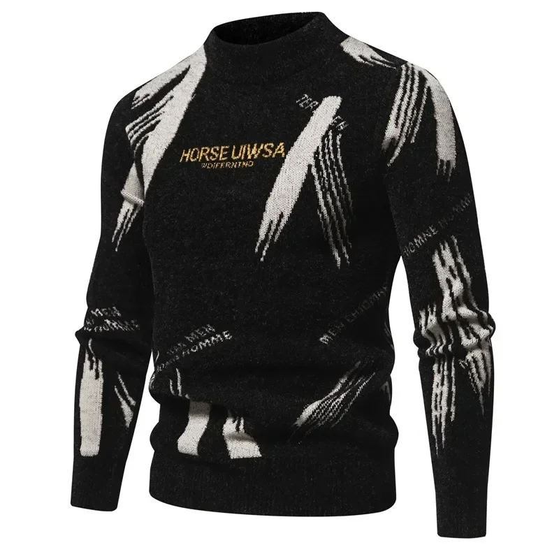 High Quality Trend Men's New Sweater Soft and Comfortable Warm Knit Sweater Men Clothes
High Quality Trend Men's New Sweater Soft and Comfortable Warm Knit Sweater Men Clothes