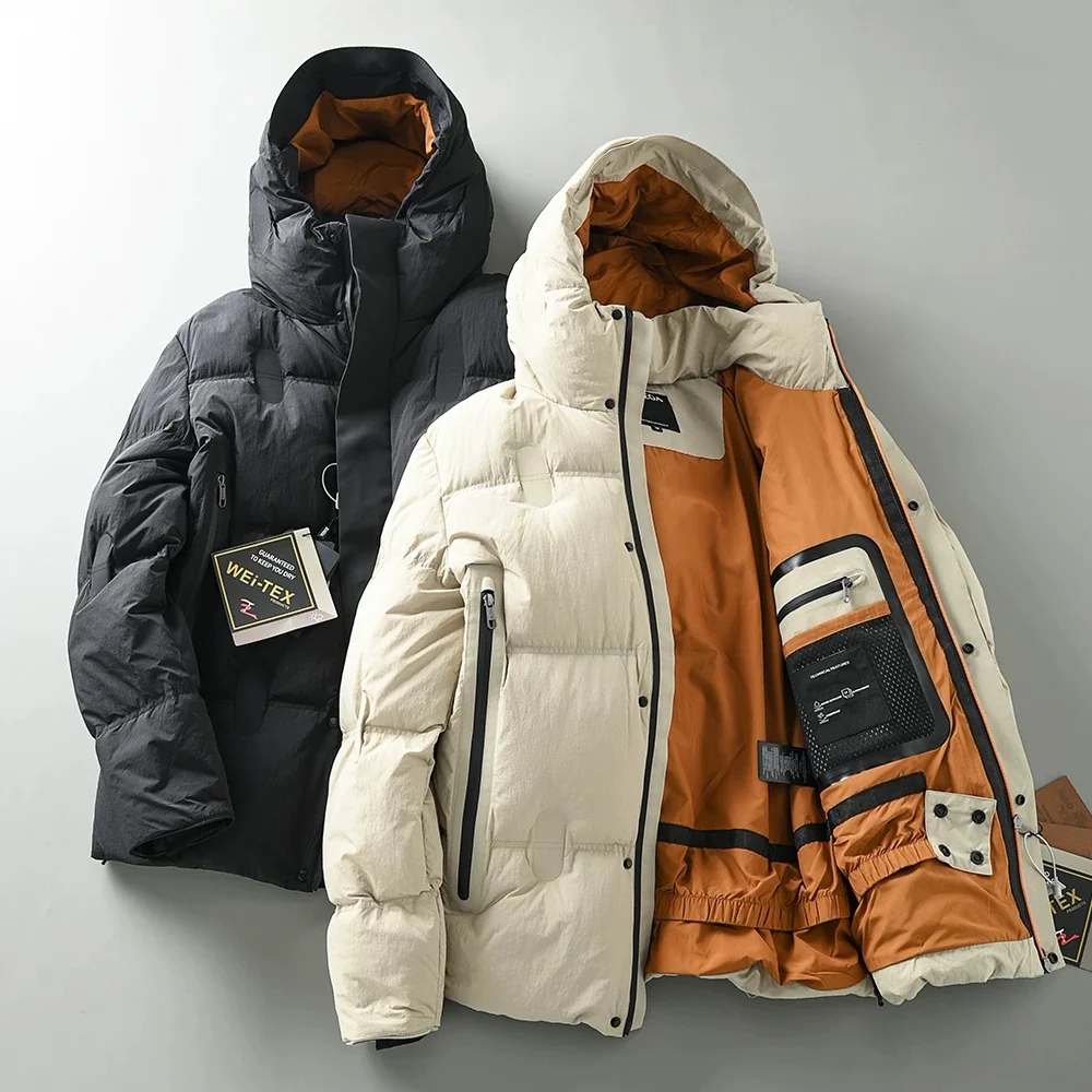 High-End Luxury down Jaet Men's Outdoor Warmth Windproof Snowproof High Fill Power 24C° Faionable Urban Sle Waterproof
High-End Luxury down Jaet Men's Outdoor Warmth Windproof Snowproof High Fill Power 24C° Faionable Urban Sle Waterproof