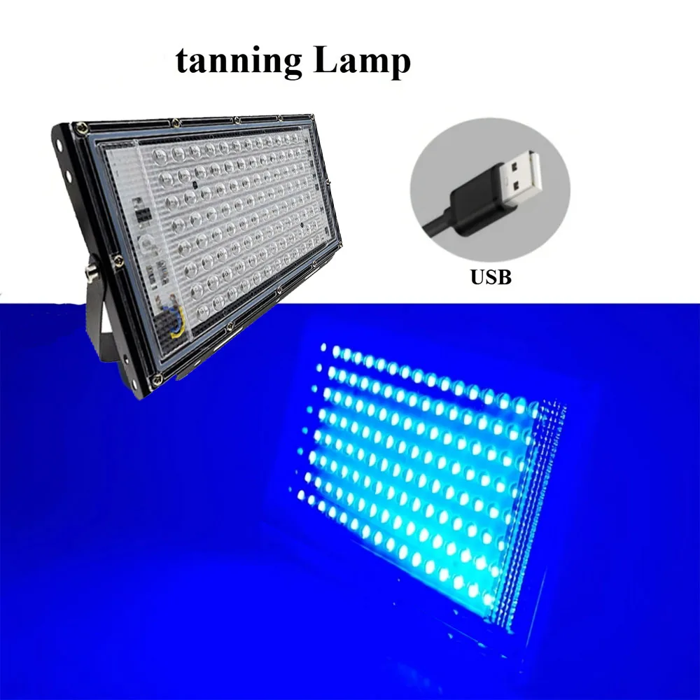 USB LED ultraviolet 395nm tanning lamp black light 96 beads sports yoga sunbathing lamp 5V portable.
USB LED ultraviolet 395nm tanning lamp black light 96 beads sports yoga sunbathing lamp 5V portable.