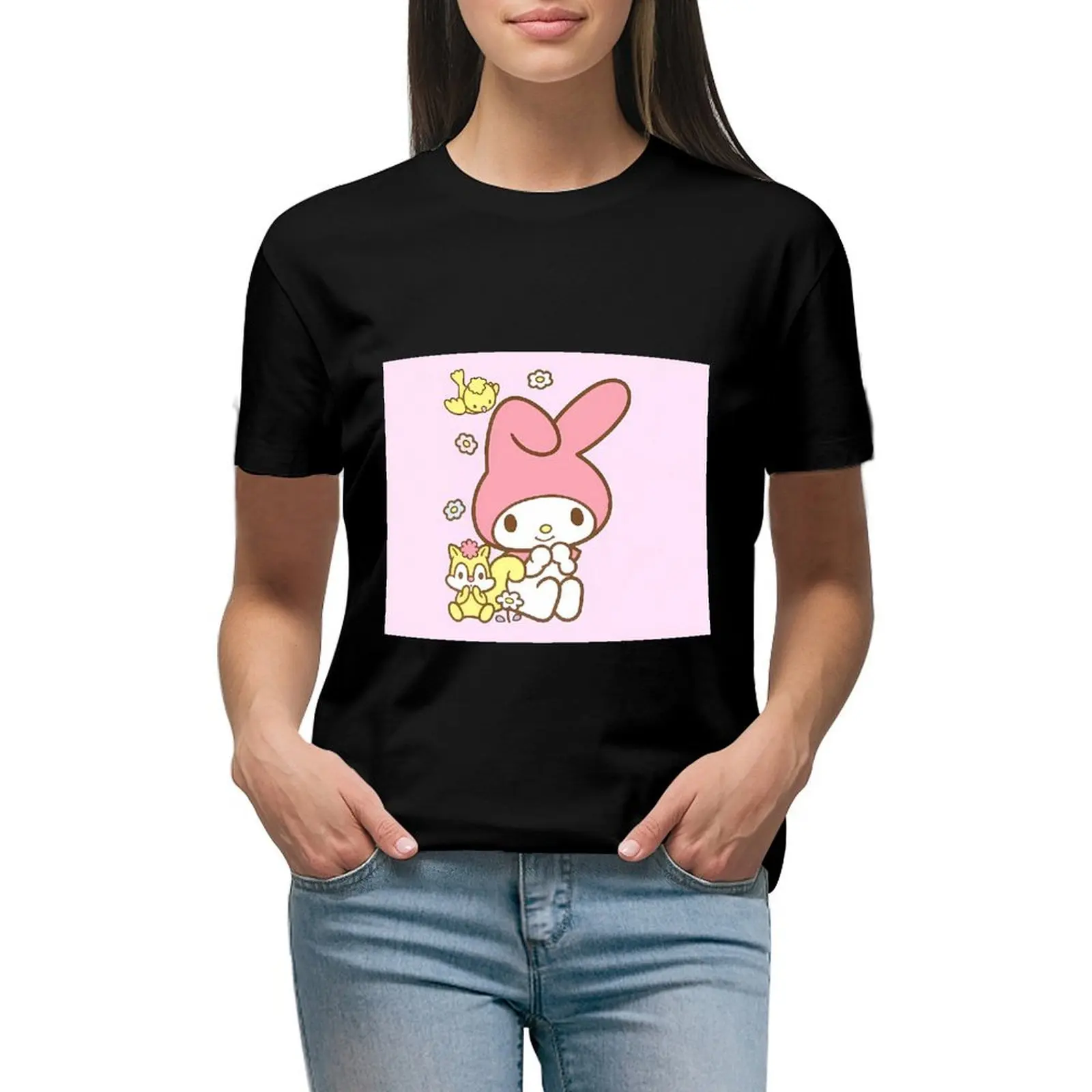 Модная футболка Sanrio Melody Y2k, женская одежда, летние повседневные милые футболки, одежда
Модная футболка Sanrio Melody Y2k, женская одежда, летние повседневные милые футболки, одежда