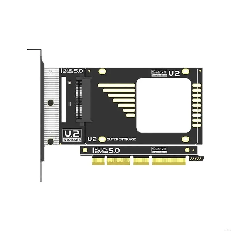 Карта адаптера CORA PCIExpress 5.0–U.2 SFF 8639 для подключения высокоскоростного накопителя NVMe 32 ГТ/с с возможностью горячей
Карта адаптера CORA PCIExpress 5.0–U.2 SFF 8639 для подключения высокоскоростного накопителя NVMe 32 ГТ/с с возможностью горячей