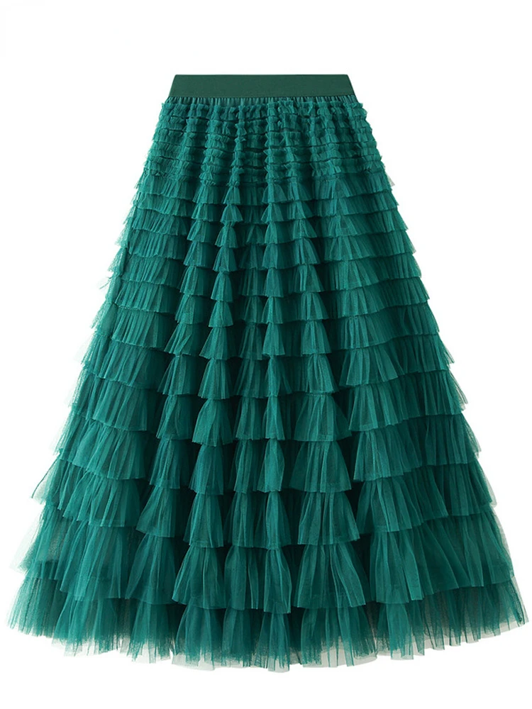 Solid Color Floor-Length Tulle Skirt Bohemian Women Lengthen Boho Long Maxi Skirt Female Autumn Winter Party Skirt Lady M57
Solid Color Floor-Length Tulle Skirt Bohemian Women Lengthen Boho Long Maxi Skirt Female Autumn Winter Party Skirt Lady M57