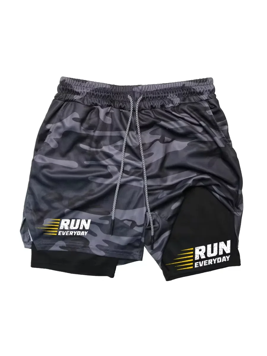 Летние спортивные шорты для бега на открытом воздухе — двухслойные эластичные быстросохнущие шорты для занятий спортом и фитнесом
Летние спортивные шорты для бега на открытом воздухе — двухслойные эластичные быстросохнущие шорты для занятий спортом и фитнесом