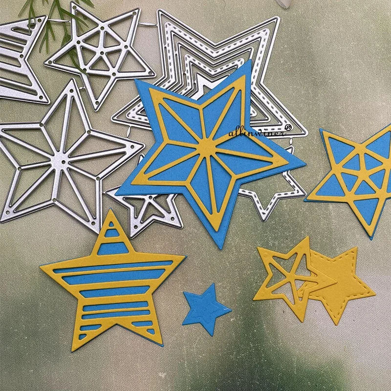 Новая металлическая вырубная форма для декора рамок в стиле «Звезда», для скрапбукинга, тиснения, карточек, альбомов, шаблон для рукоделия, трафарет для вырезания
Новая металлическая вырубная форма для декора рамок в стиле «Звезда», для скрапбукинга, тиснения, карточек, альбомов, шаблон для рукоделия, трафарет для вырезания