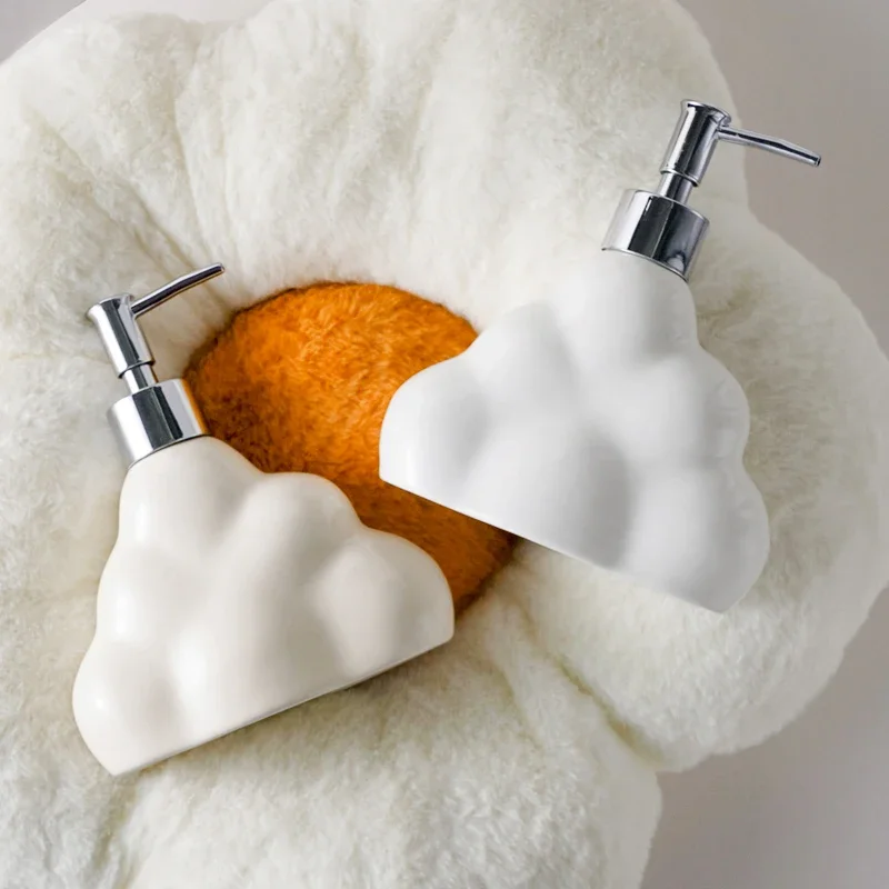 Cloud Ceramic Pressing Bottle Pressing Bottle Bathroom Shampoo and Shower Gel Dispensing Bottle Bathroom Accessories dispenser
Cloud Ceramic Pressing Bottle Pressing Bottle Bathroom Shampoo and Shower Gel Dispensing Bottle Bathroom Accessories dispenser
